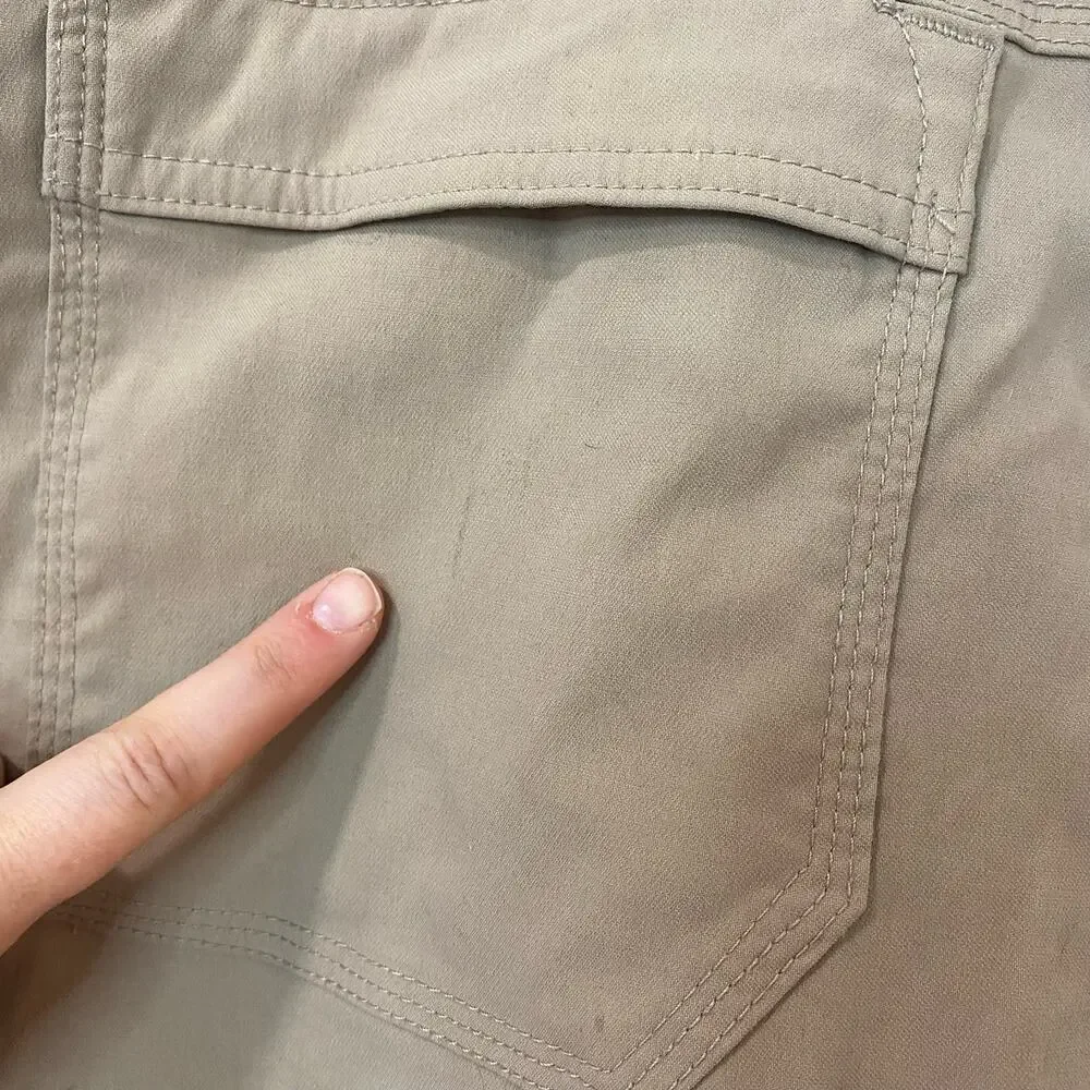 Prana Men's Zion Stretch Pants‎ Cargo Hiking Outdoor Tan XL x 30